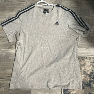 Adidas Mens Striped Tee